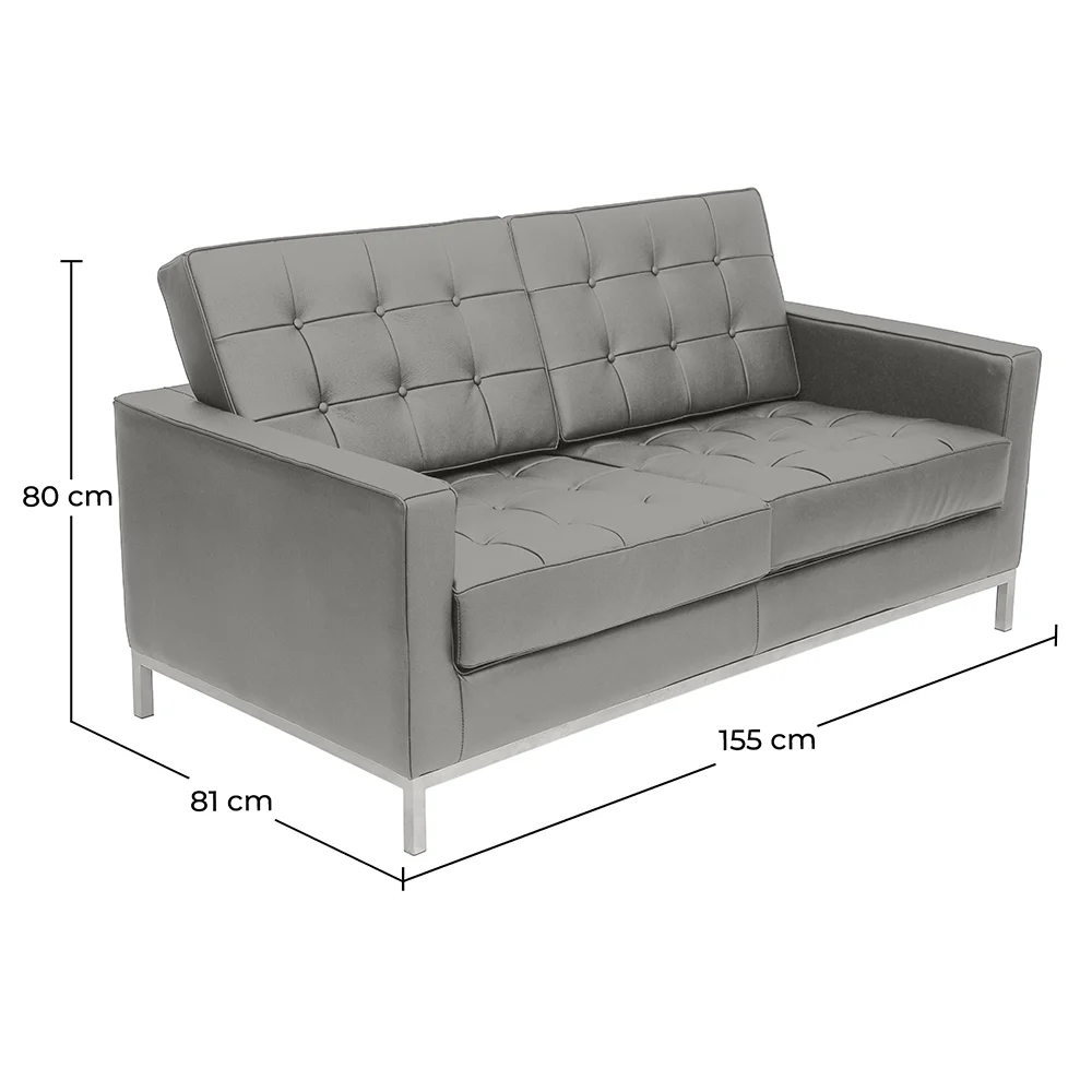 Kunstleer Gestoffeerde Sofa - 2 zits - Konel image 10