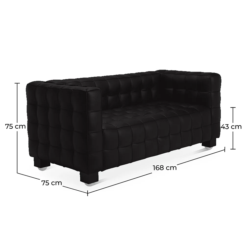 Kunstlederen Gestoffeerde Sofa - 2 zits - Nubus image 10