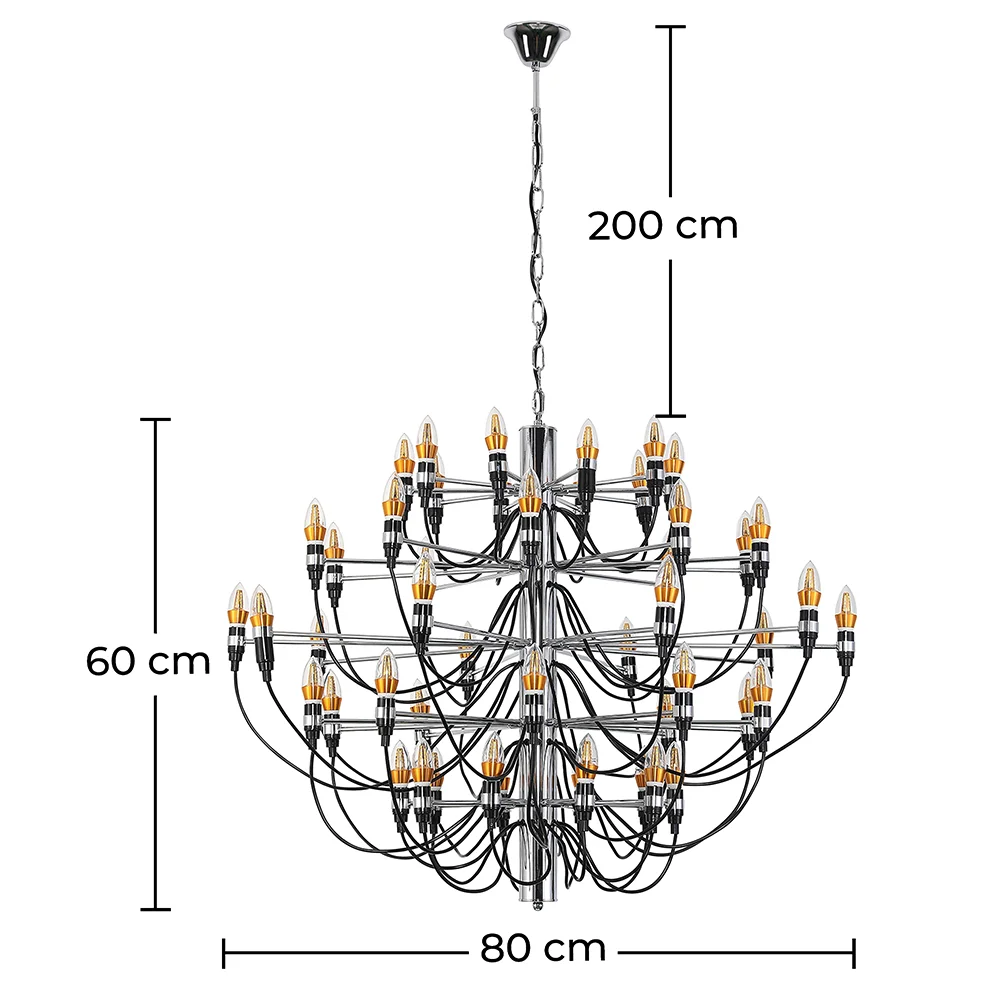 Kroonluchter Plafondlamp - Hanglamp - Klein - Bella image 10