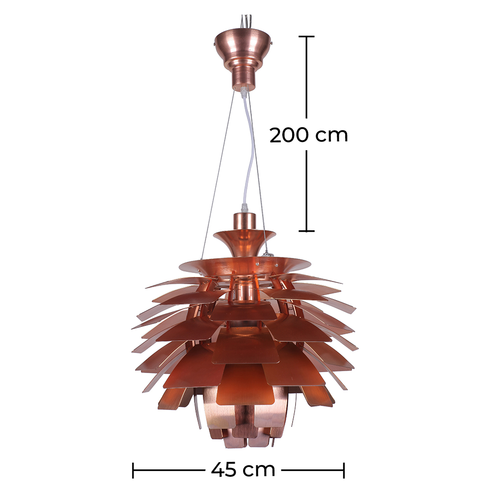 Bronzen Plafondlamp - Hanglamp Design Artichoke - Klein - Atrich image 10