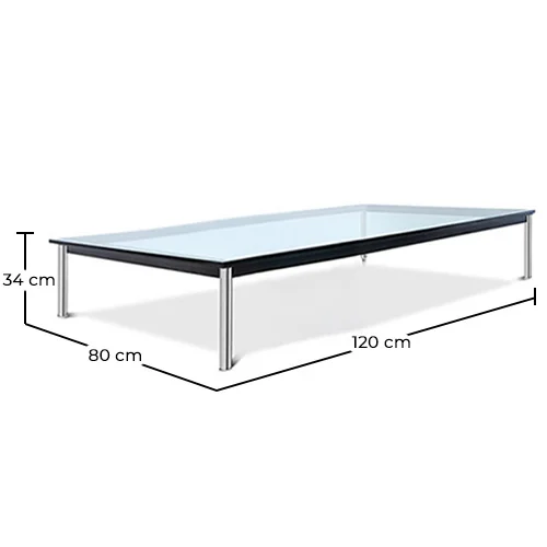 Vierkante Salontafel - Kristal - 120 cm - Kart image 10