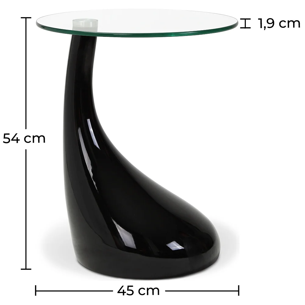 Ronde Salontafel - Design - Glas - Lawa Bistro image 10