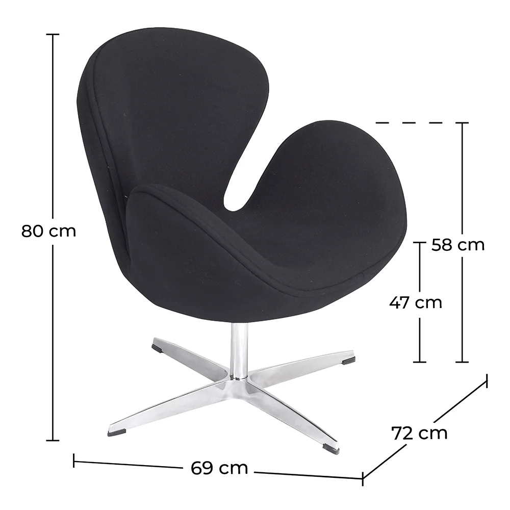 Fauteuil met armleggers - Gestoffeerd - Svin image 10