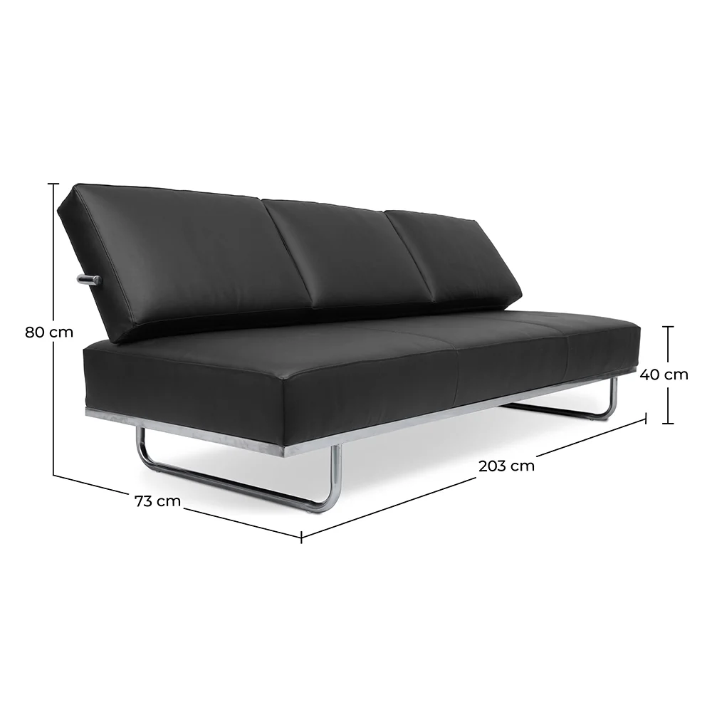 Sofa Gestoffeerd in Leder - 3 zits - Kart image 10