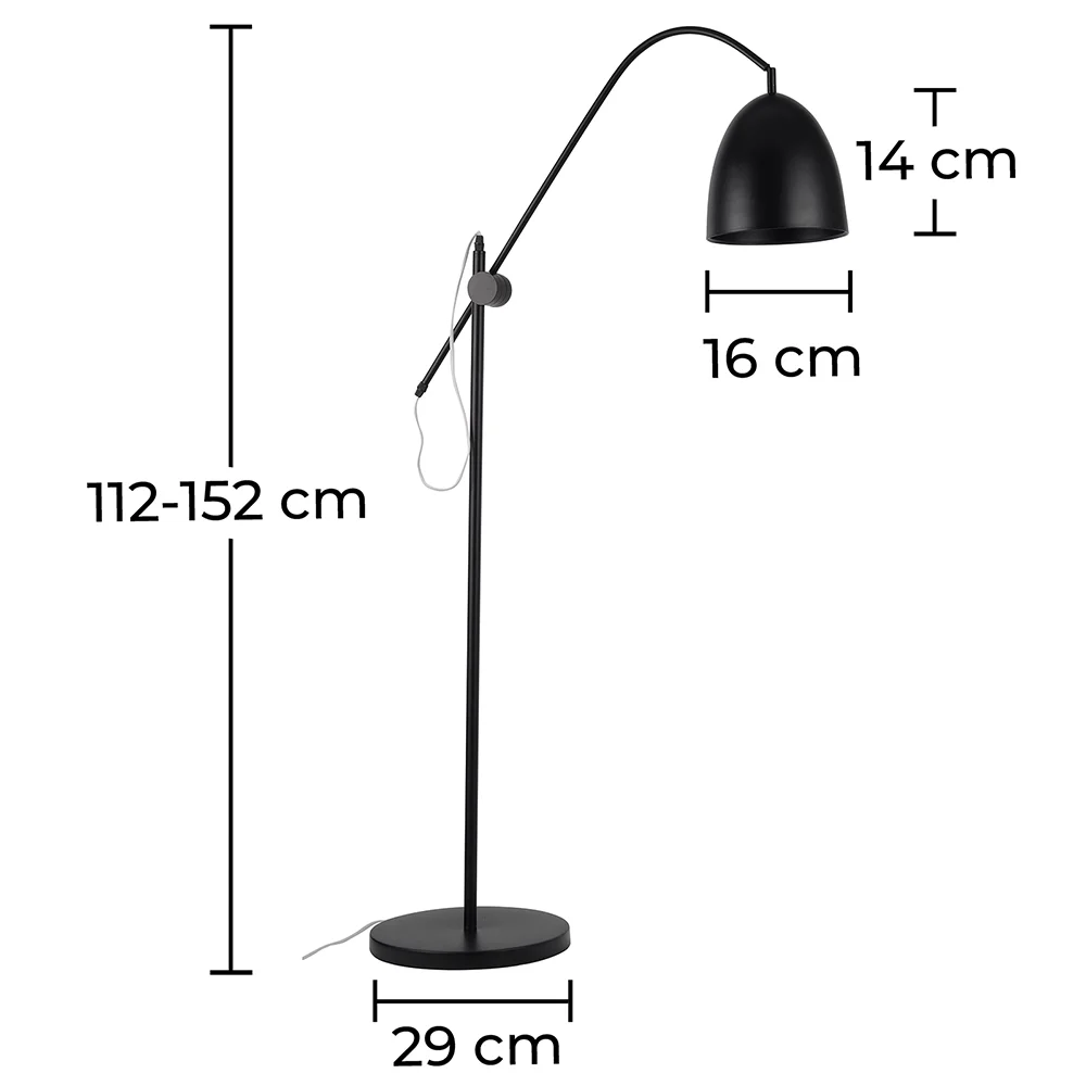 Vloerlamp – vloerlamp in minimalistische stijl – metaal – Beeb image 10