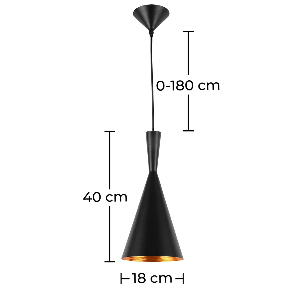 Plafondlamp - Hanglamp - Industrieel ontwerp - Uitgebreid image 10