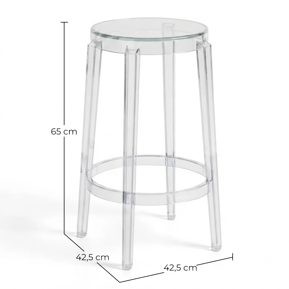 Transparante Ontwerp Kruk - 65cm - Arthur image 10