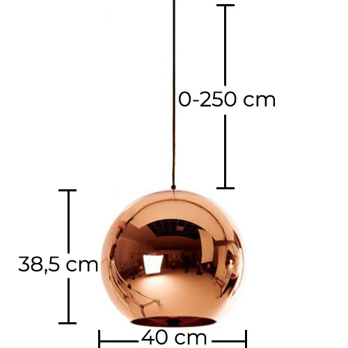 Plafondlamp - Hanglamp Design Bola - 40 cm - Range image 10