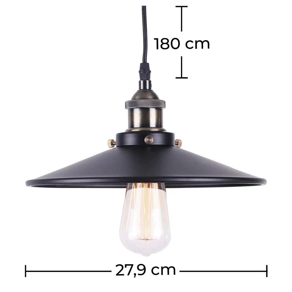Plafondlamp - Hanglamp - Industrieel ontwerp - Jhon image 10