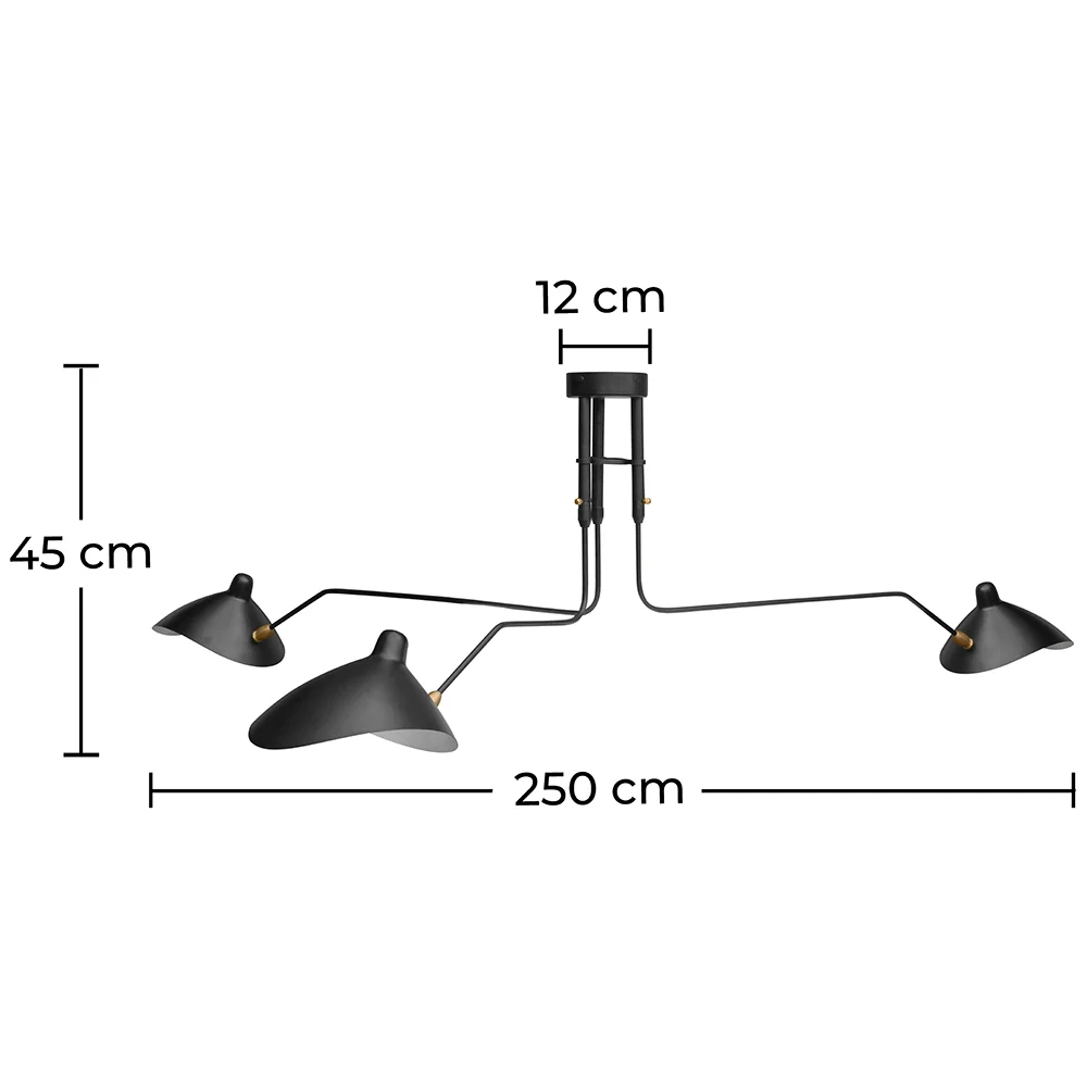 Plafondlamp - Flexo Lamp - 3 armen - George image 10