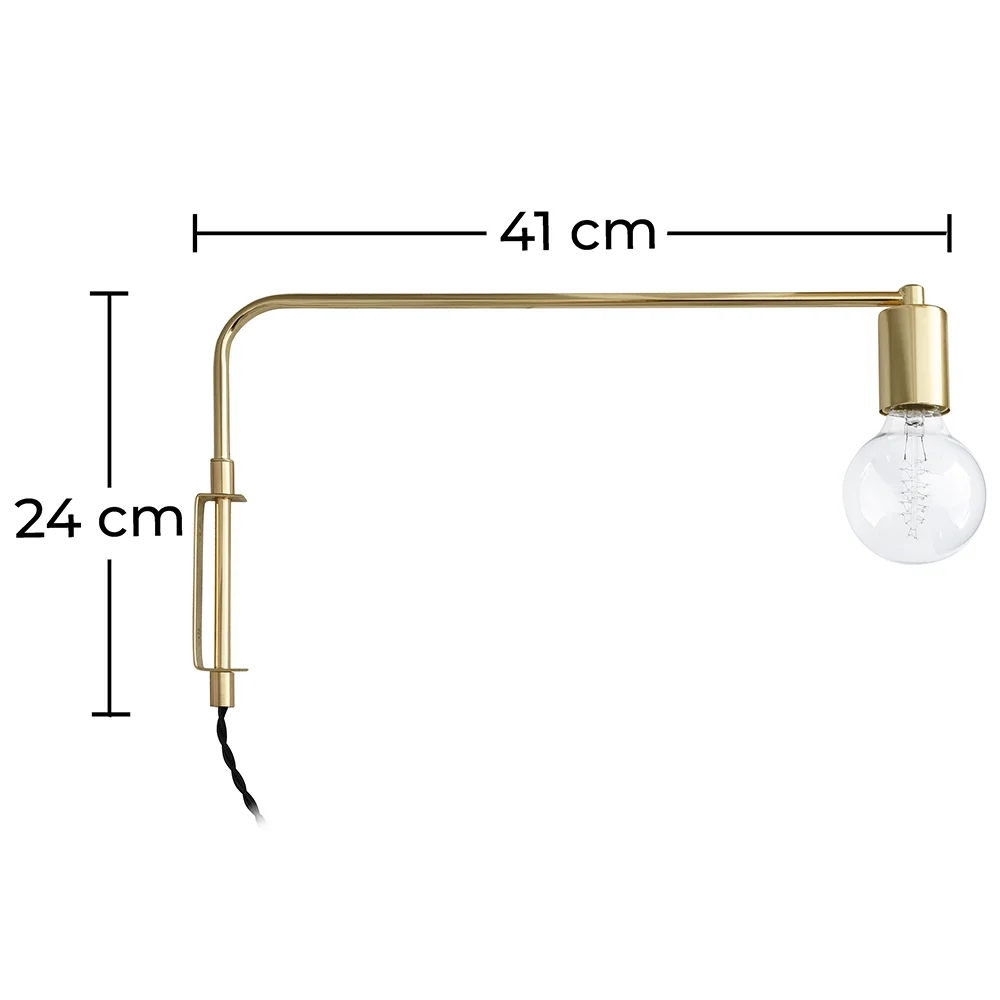Wandlamp - Gouden buis - Siena image 10