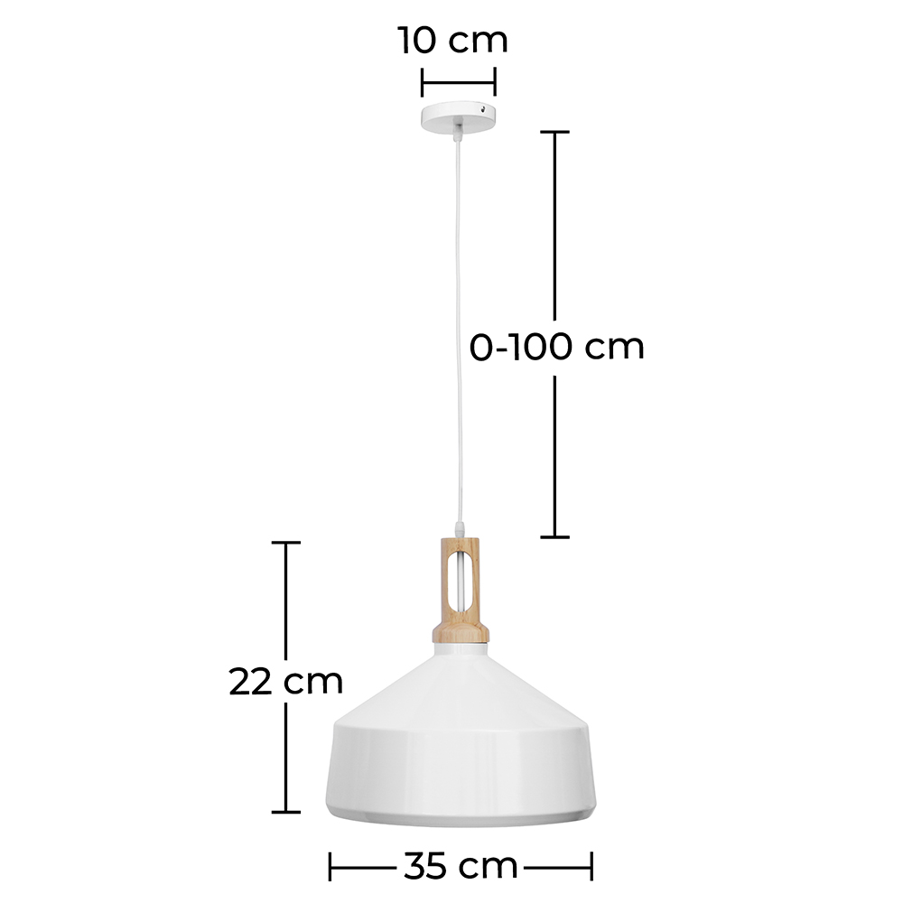 Plafondlamp - Hanglamp - Hout en Metaal - Wind image 10