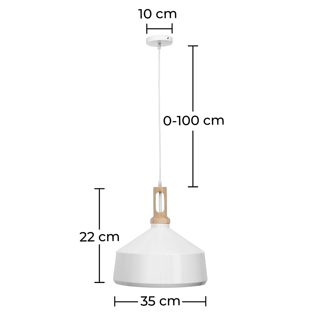 Plafondlamp - Hanglamp - Hout en Metaal - Wind image 10