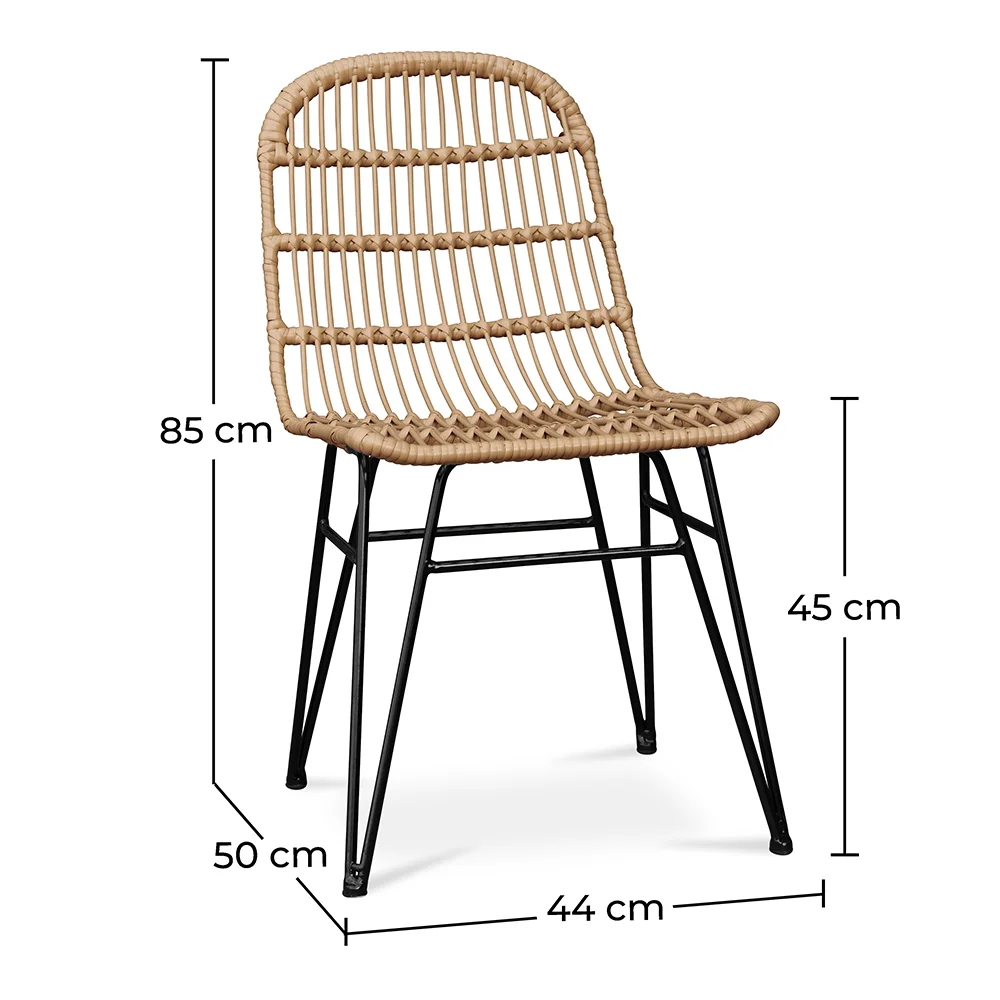 Rotan eetkamerstoel - Boho stijl - Many image 10