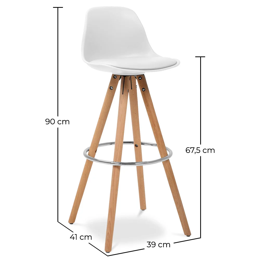 Barkruk - Scandinavisch ontwerp - Muriel image 10