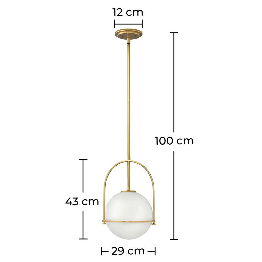 Kristallen bol plafondlamp - Gouden hanglamp - Anette image 10