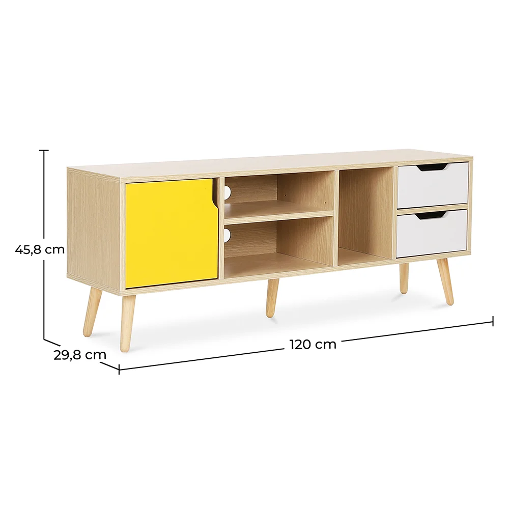 Houten TV-meubel - Scandinavisch ontwerp - Aren image 10