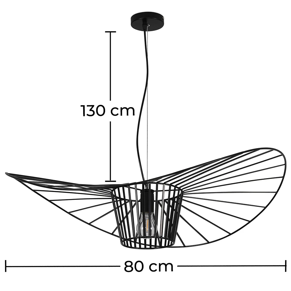 Plafondlamp - Hanglamp Pamela Design - 80cm - Verticaal image 10