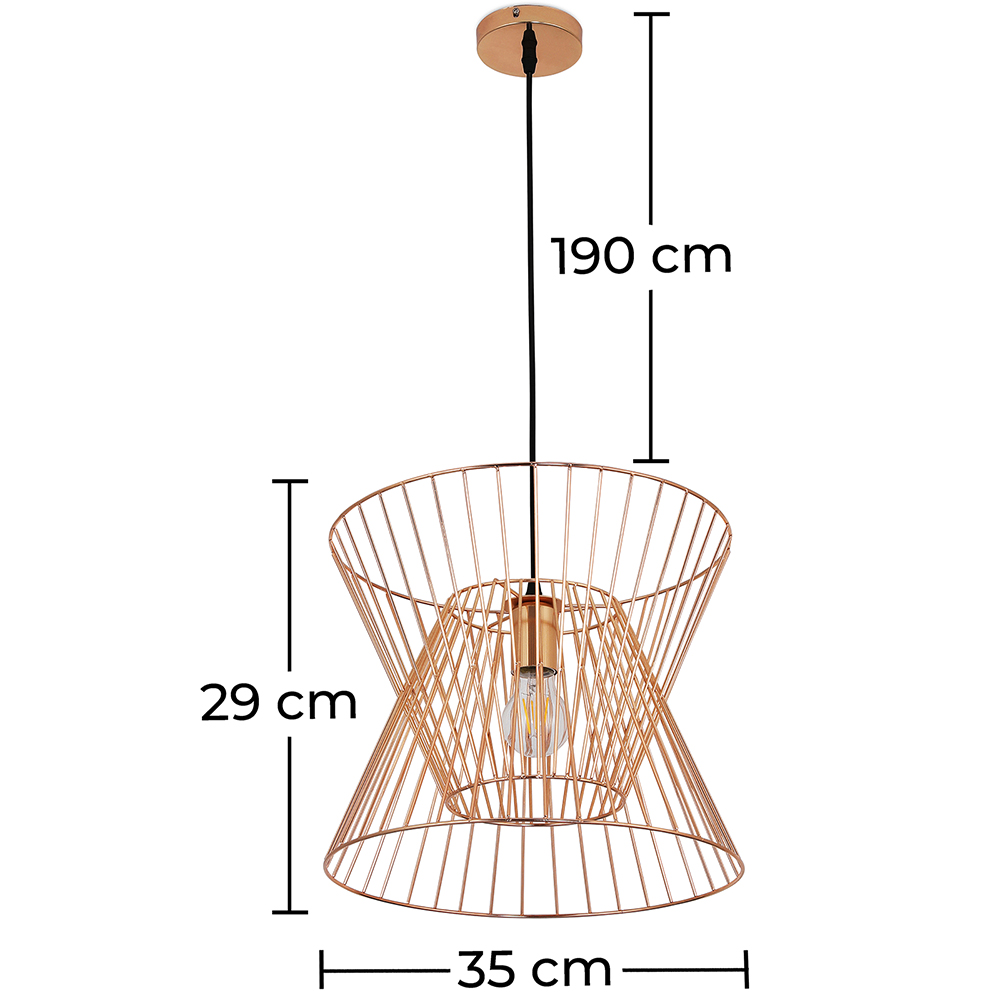 Retro plafondlamp - Design hanglamp - Lia image 10