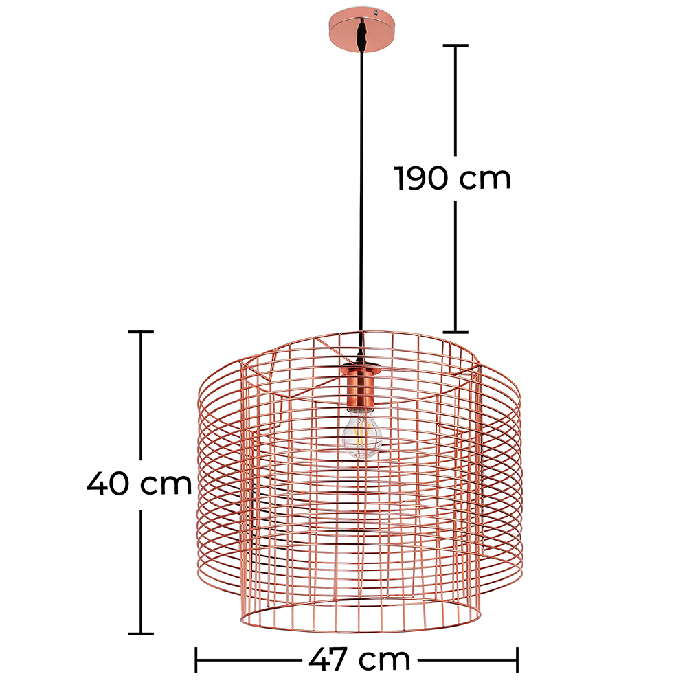 Retro Plafondlamp - Design Hanglamp - Lars image 10