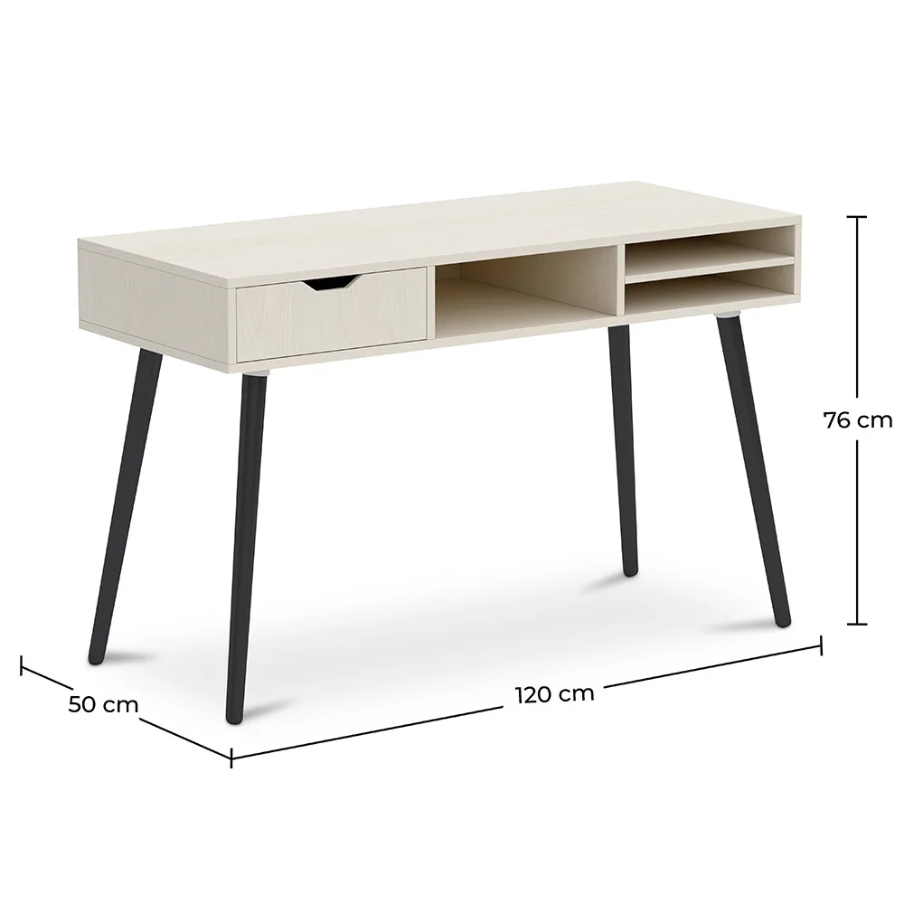 Houten bureau met laden - Scandinavisch design - Beckett image 10