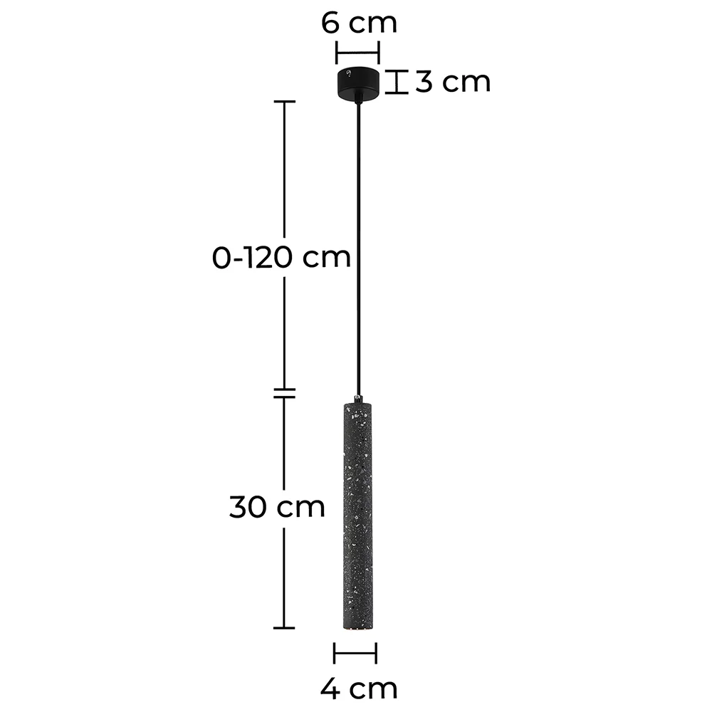 Plafondlamp Cementbuis - LED Hanglamp - 30cm - Aroc image 10