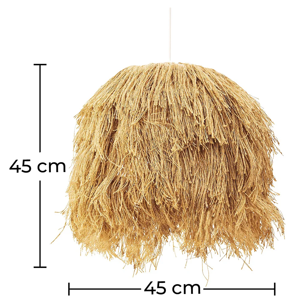 Jute Plafondlamp - Hanglamp Boho Bali Ontwerp - Lien image 10