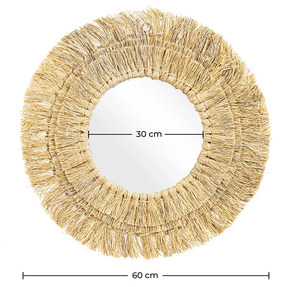 Wandspiegel - Rond Design Boho Bali (56 cm) - Ais image 10