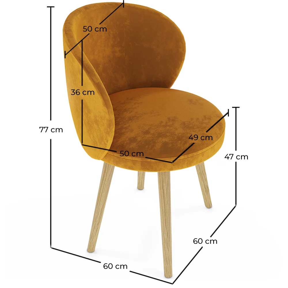 Design fauteuil - bekleed met fluweel - Yuna image 10