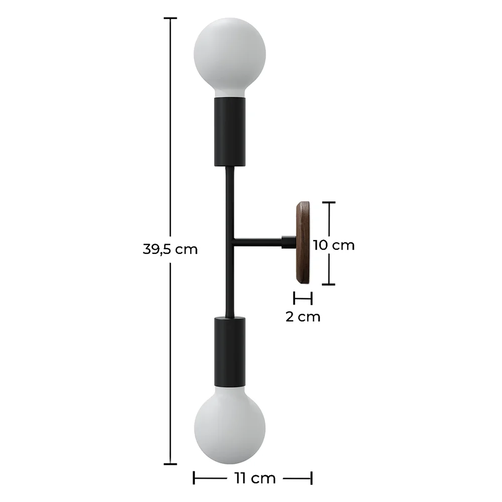 Wandlamp - Scandinavische Stijl - Twee Bollen - Gudmun image 10