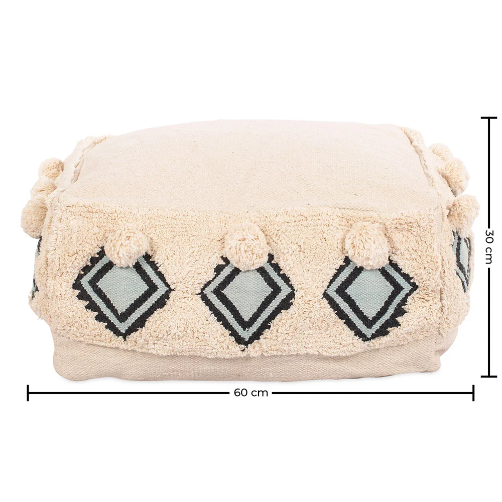Puff zitplaats - Boho Bali-stijl - Adelaida image 10