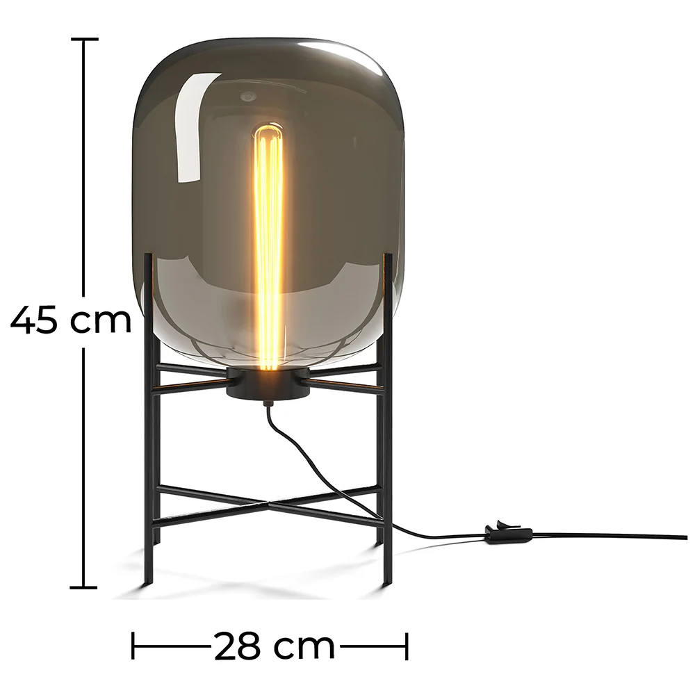 Tafellamp - Design Woonkamerlamp - Grau image 10