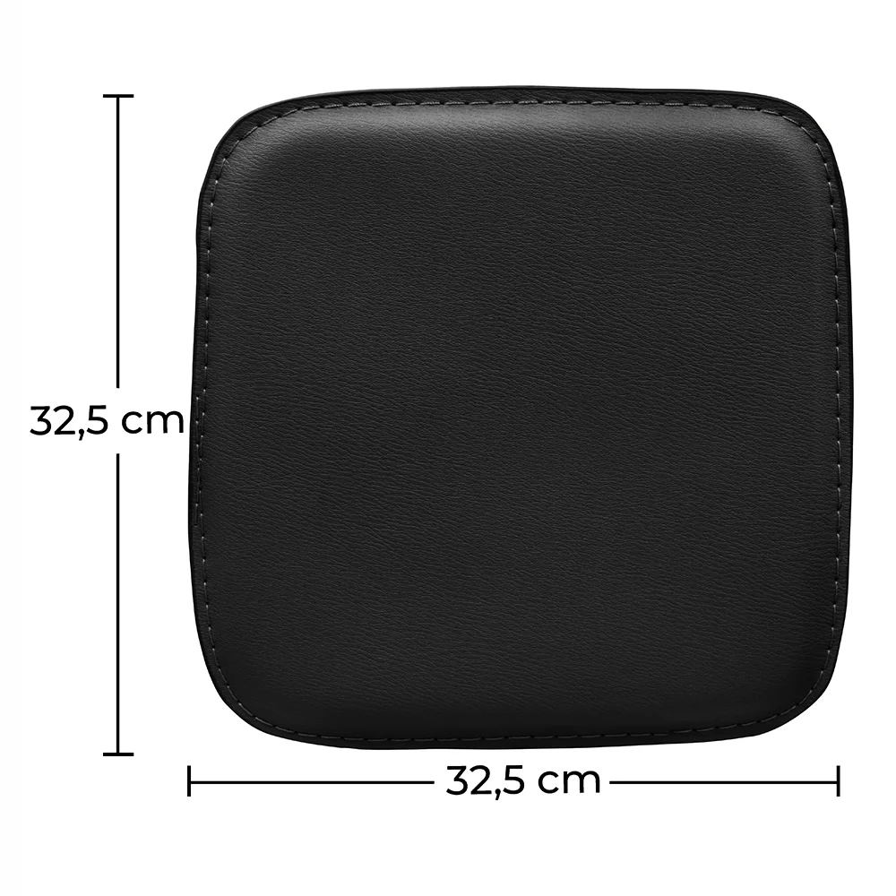 Set van 4 Magnetische Kussens voor Vierkante Zitstoel – Imitatieleer – Stylix image 10