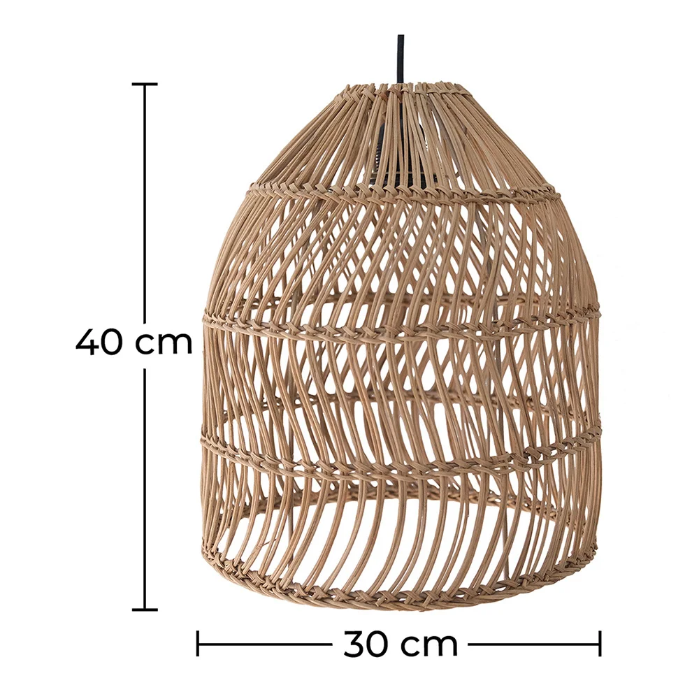 Rotan plafondlamp - Hanglamp Design Boho Bali - Dinah image 10