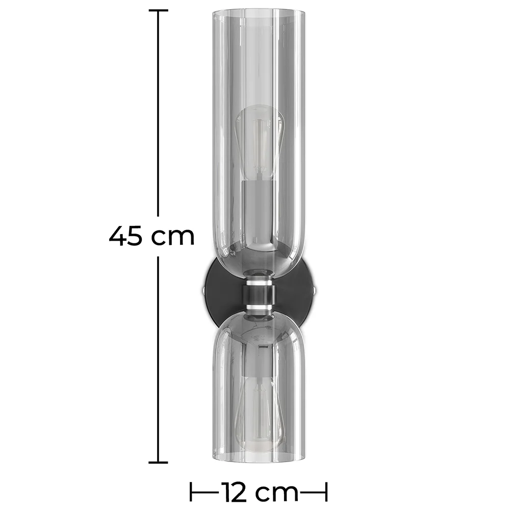 Lamp Wandlamp - Kristal en Metaal - Kren image 10