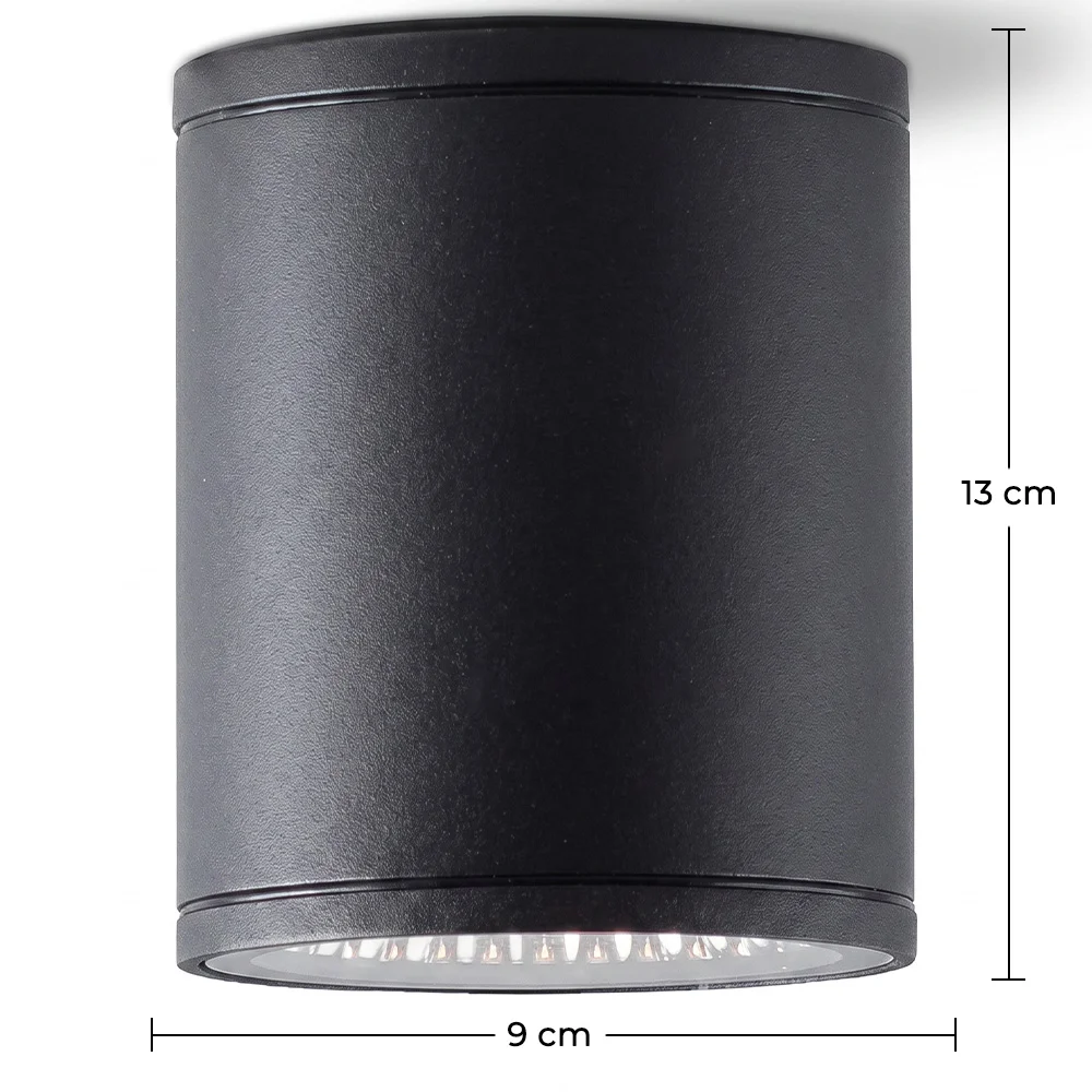 Plafond Wandlamp voor Buiten met LED-Schijnwerper - Alua image 10