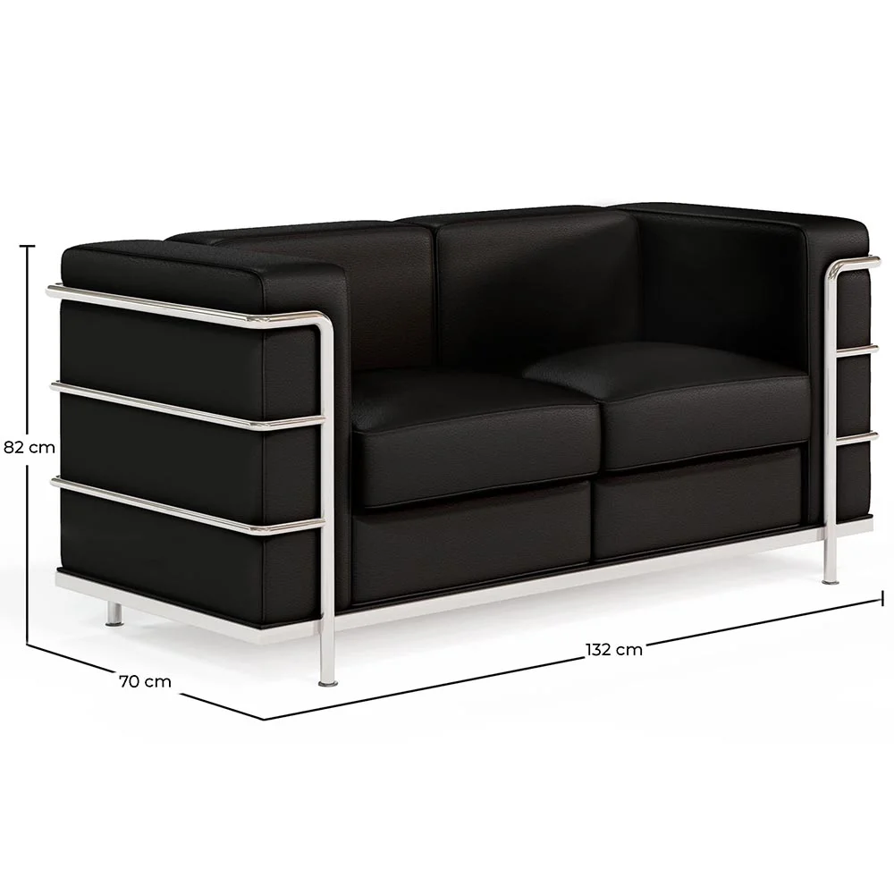 2-zitsbank - Gestoffeerd met veganistisch leer - Lecur image 10