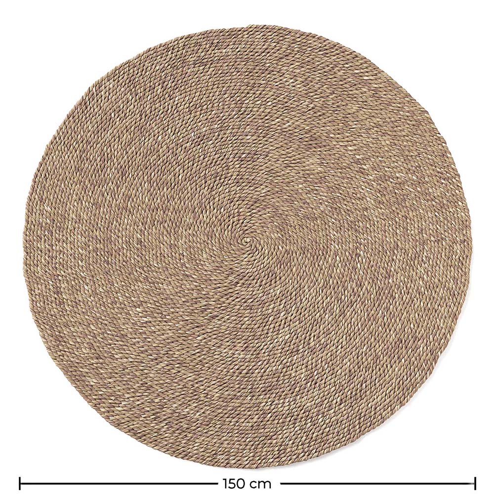 Ronde juten tapijt - Boho Bali - 150 CM - Yuri image 10