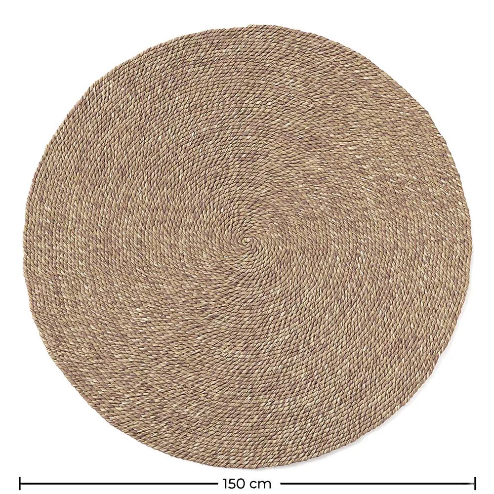Ronde juten tapijt - Boho Bali - 150 CM - Yuri image 10