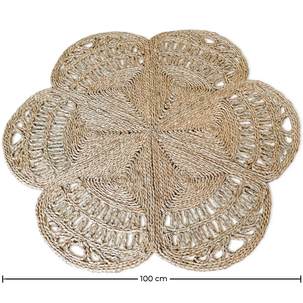 Ronde juten tapijt - Boho Bali - 100 CM - Niluh image 10
