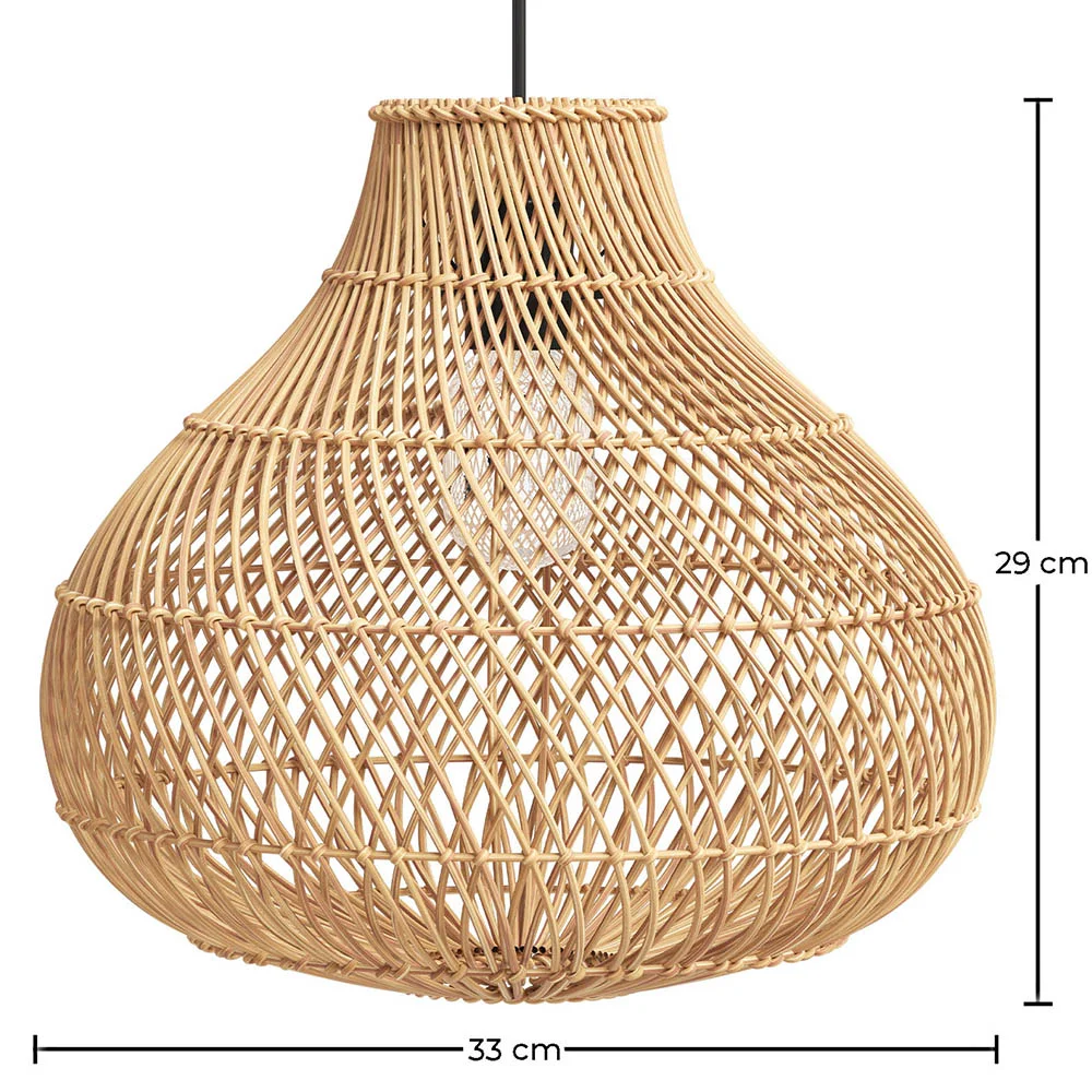 Rotan Plafondlamp - Bali Boho Hanglamp - Wayan image 10