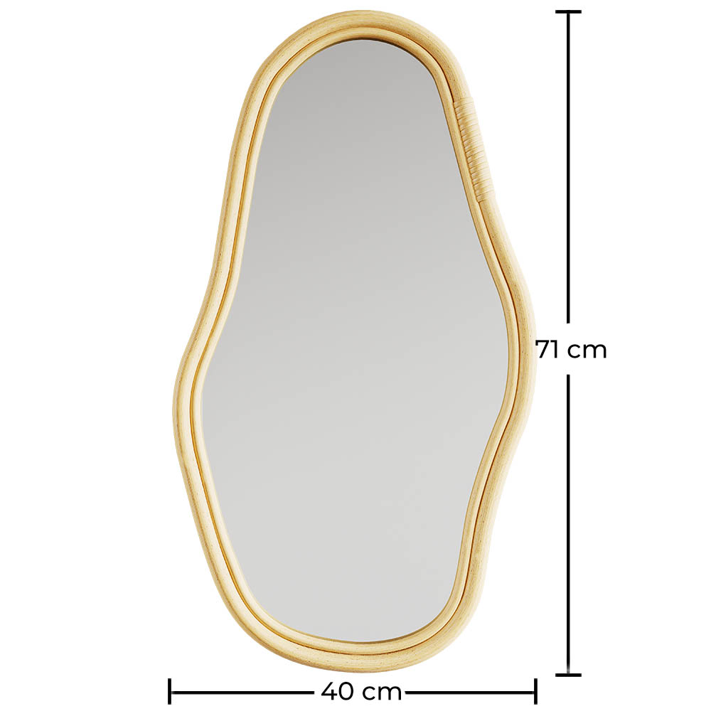 Wandspiegel in Rotan - 71 CM - Kala image 10