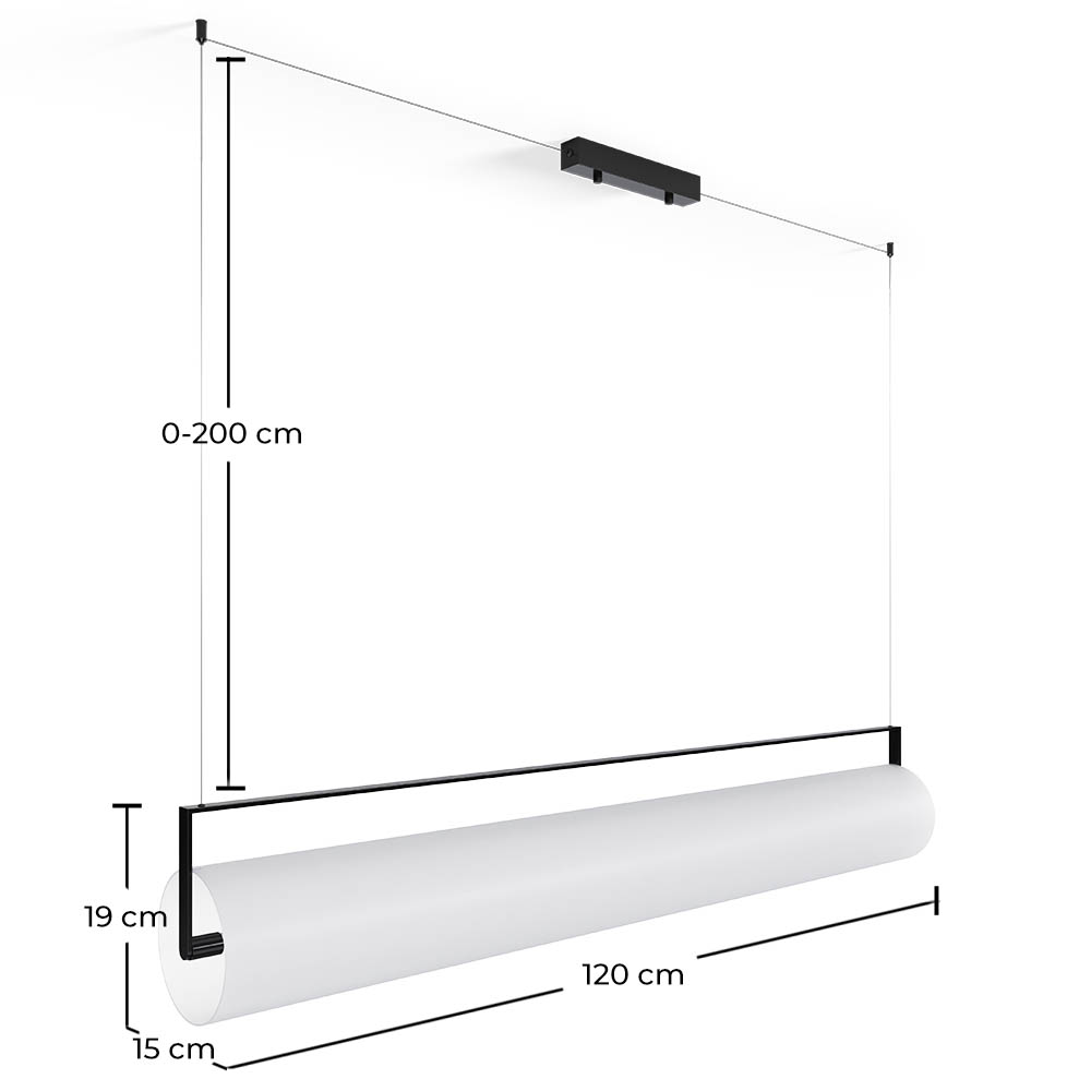 Hanglamp Horizontale LED Balk - Lera image 10