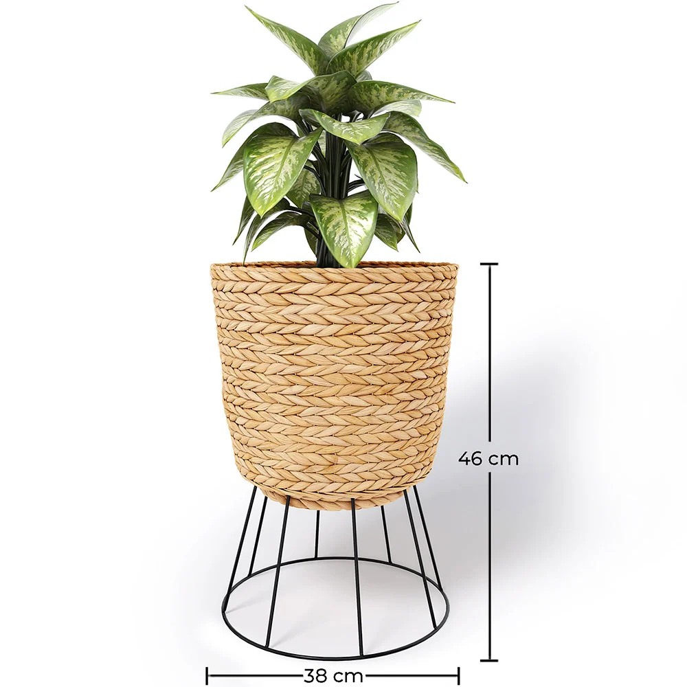 Ronde Vloerplantenbak - Boho-stijl - 46 CM - Firna image 10