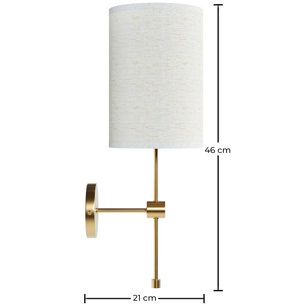  Wandlamp van Goudkleurig Metaal - Vintage - Heart image 10