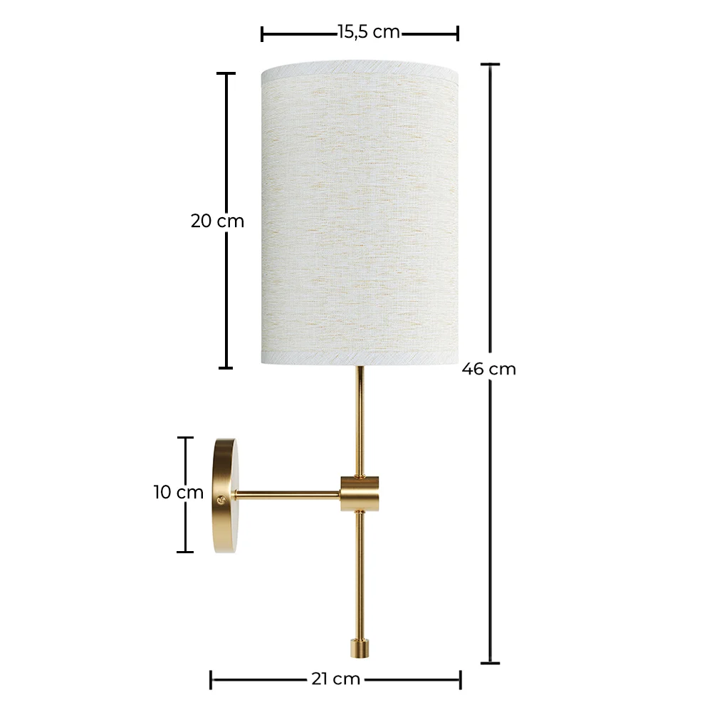  Wandlamp van Goudkleurig Metaal - Vintage - Heart image 10