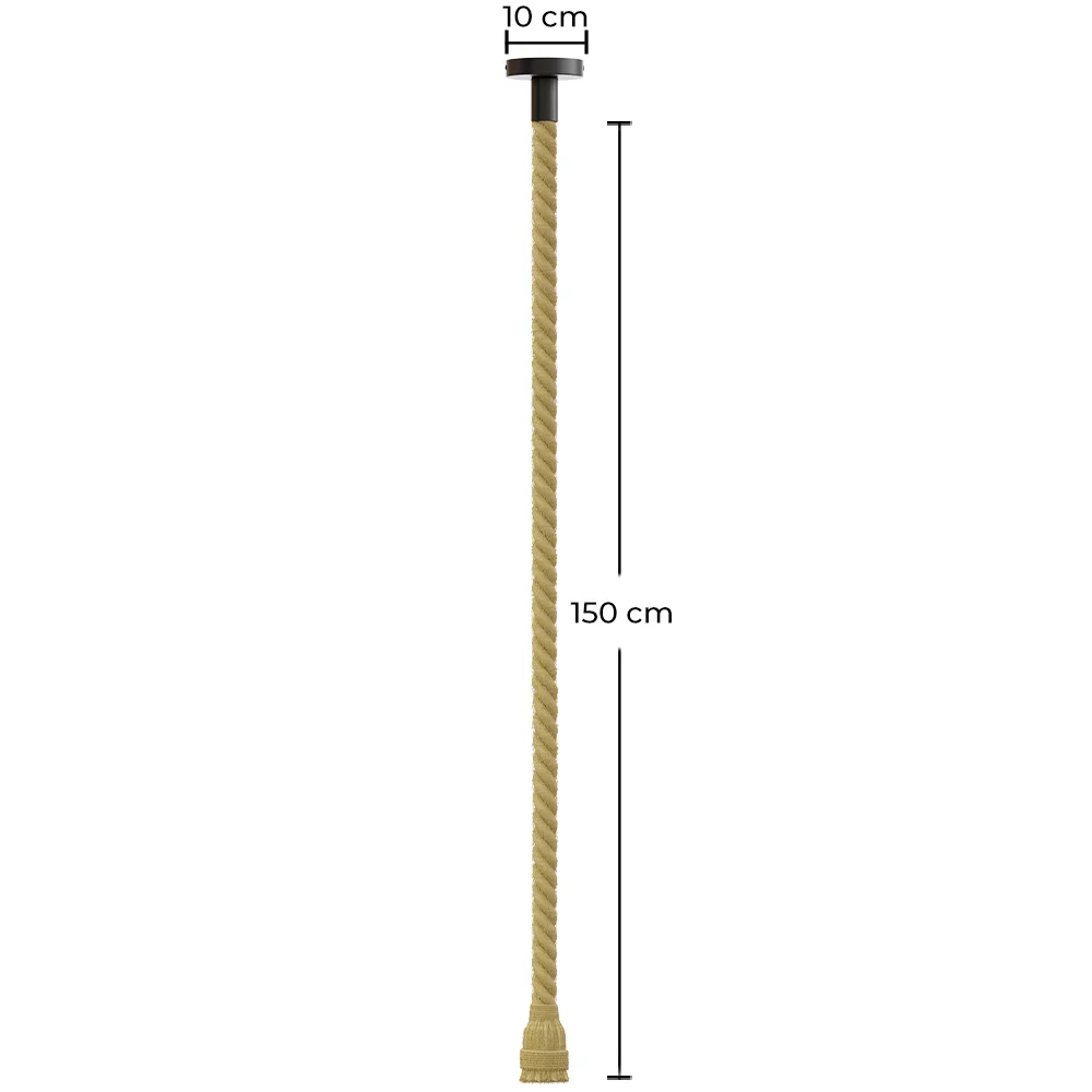Koord voor Hanglamp - Boho Industriële Stijl - Bamba  image 10