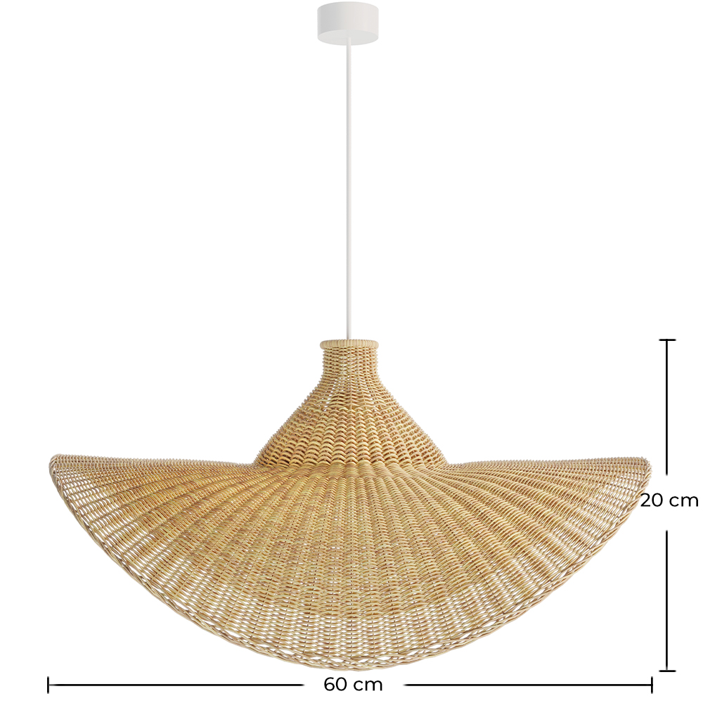 Rieten Plafondlamp - Boho Bali-stijl - Sona image 10