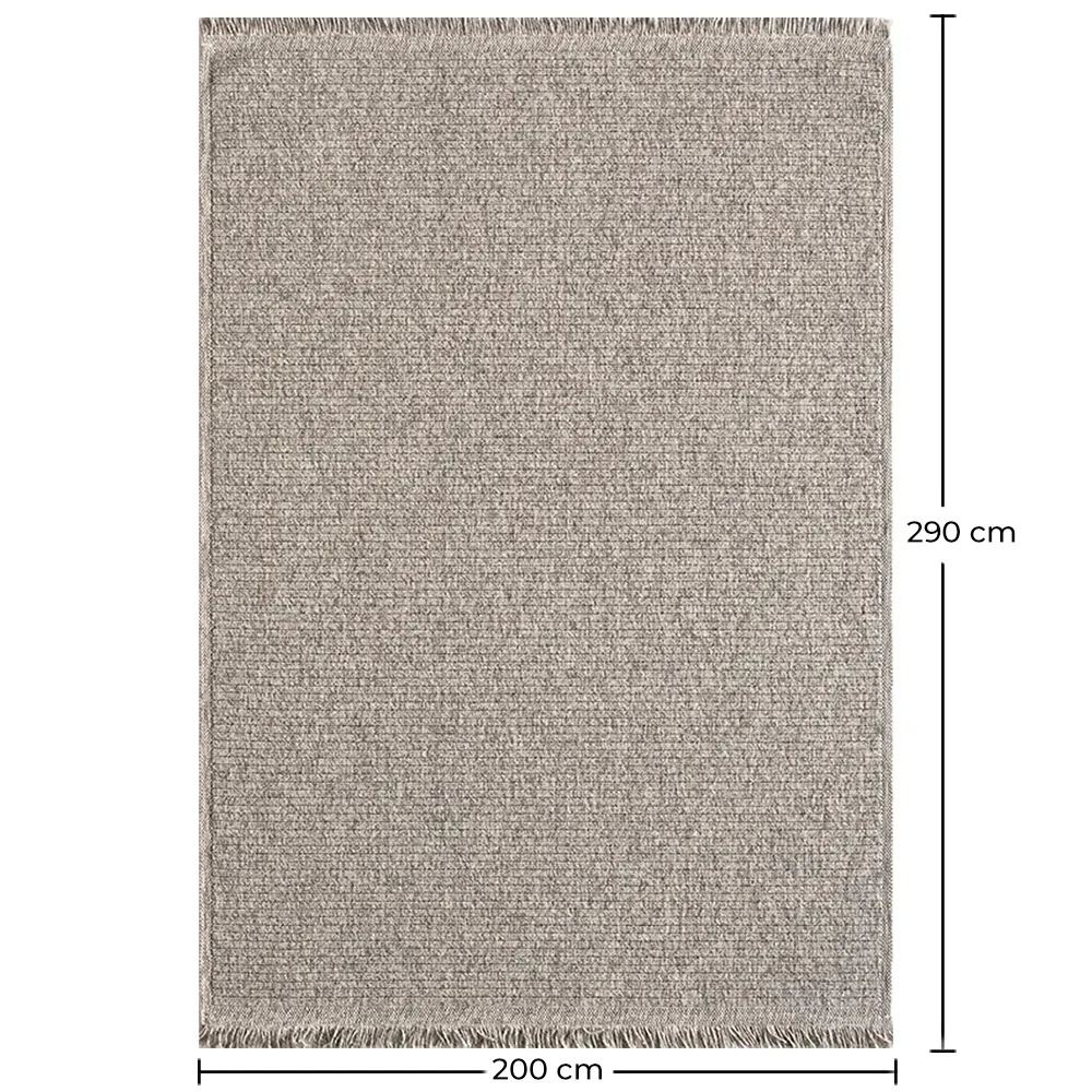 Groot Vloerkleed met Eigentijds en Modern Design - Beige (200x290 cm) - Harbor image 10