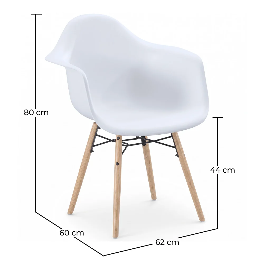 Eetkamerstoel Scandinavisch Design - Houten Poten - Nordika image 10